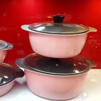 
سرویس قابلمه 8 پارچه SPS چدن گرانیت باضمانت
