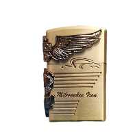 فندک فلزی گازی مدل موتور  رایدر  هارلی دیویدسون سنگ چخماقی کیفیت عالی