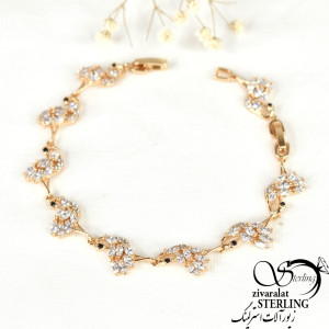 دستبند برند ژوپینگ طرح گنجشک کد 7741