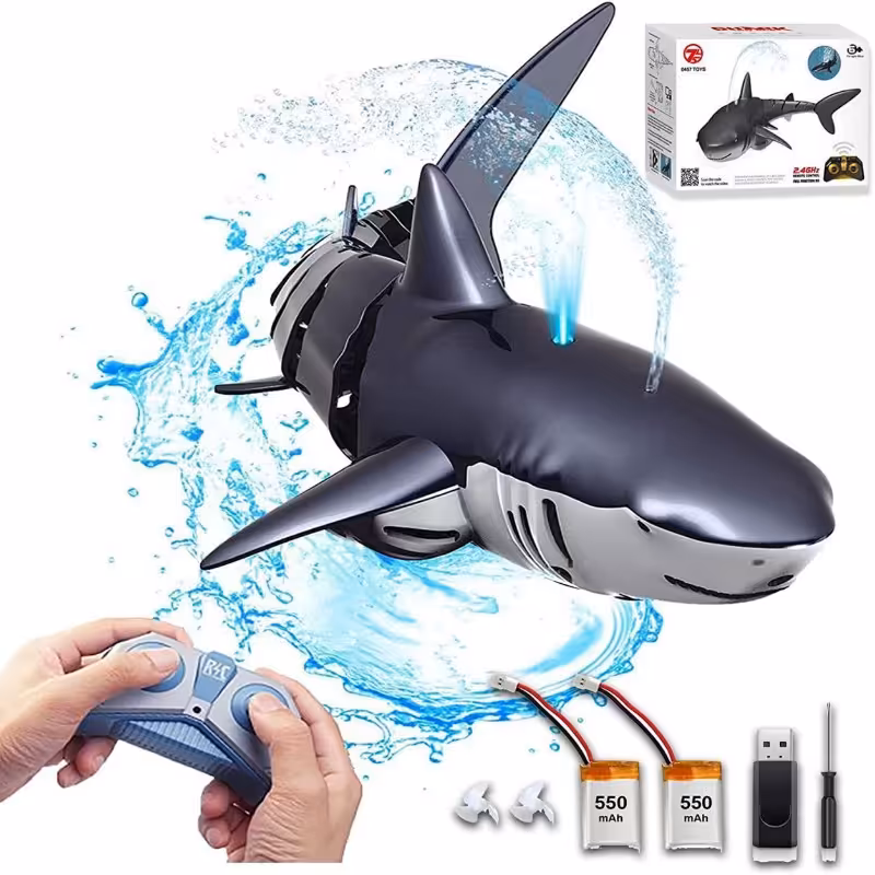 کوسه کنترلی شارژی باتری خور شناگر

جذاب و سرگرم کننده