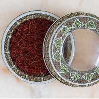 زعفران  نگین خاتم کادویی اصل گناباد 4.6 گرم (با ماندگاری بو عطر بالا )