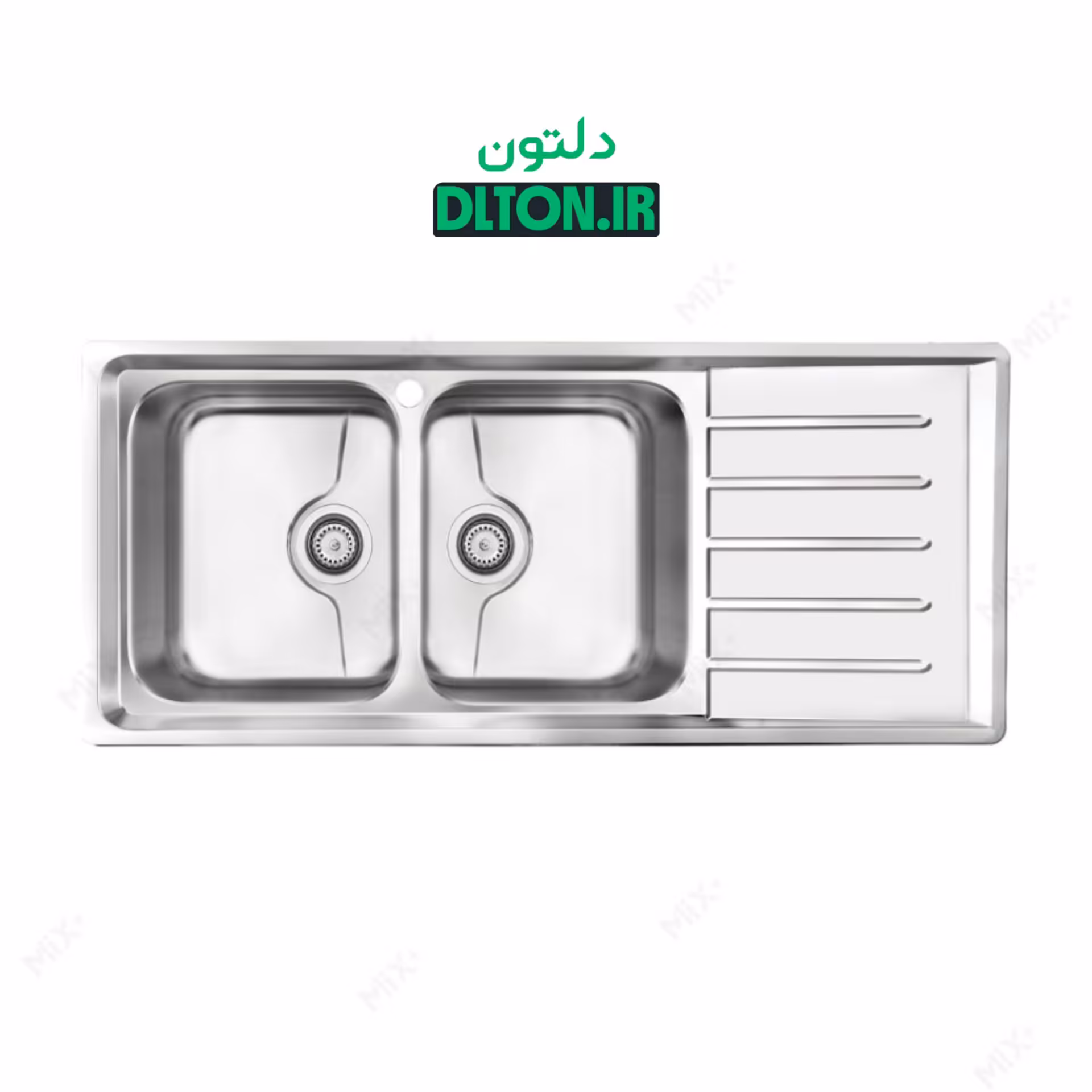 سینک توکار میکس پلاس مدل 8072P

