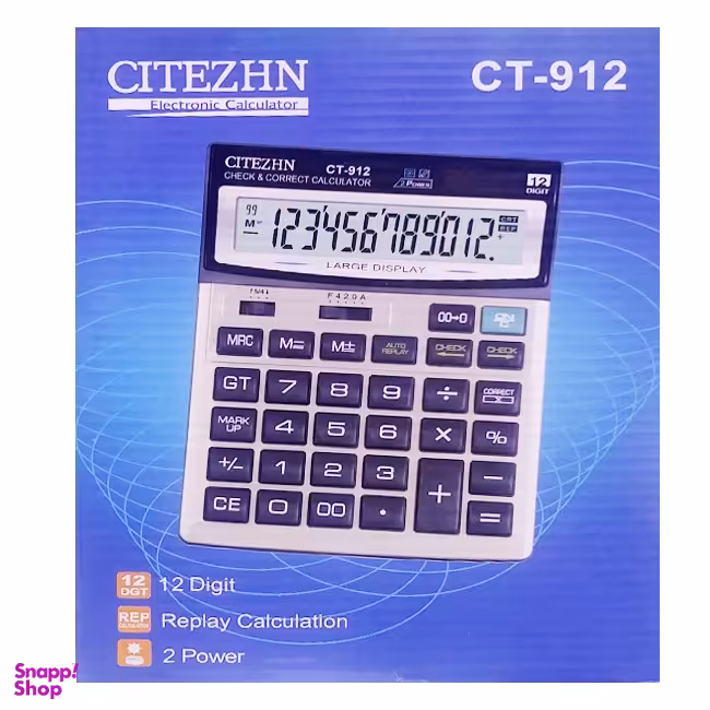 ماشین حساب 2 صفر مدل CT-912