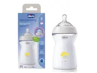 شیشه شیر نوزادی آنتی کولیک 330 میلی لیتر بالای 6 ماه مدل  نچرال فیلینگ Natural Feeling چیکو chicco