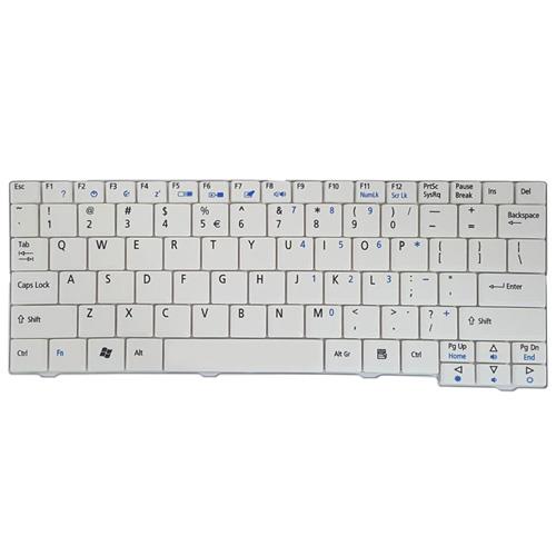 کیبرد لپ تاپ ایسر Aspire One ZG5 سفید