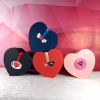 جعبه هدیه قلبی-باکس کادویی-جعبه کادو-باکس کادو مقوایی-باکس هدیه-جعبه کادو-گلدونه