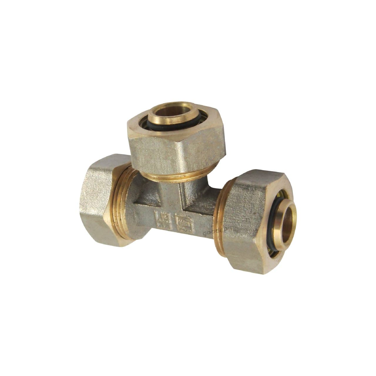 سه راه مساوی  20*20*20 پنج لایه برنجی