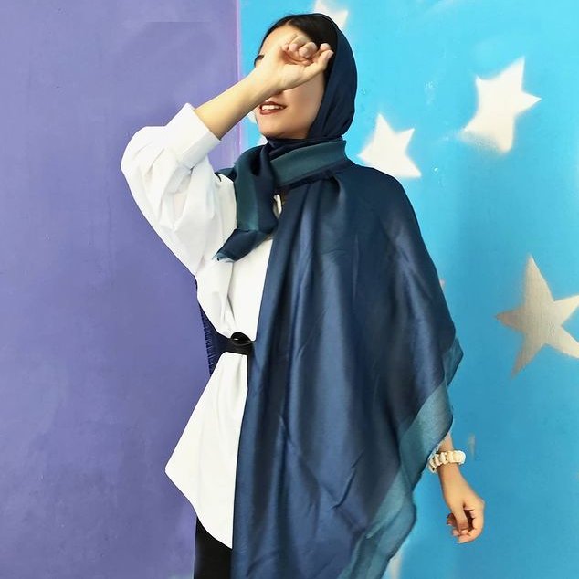 روسری نخی ساده