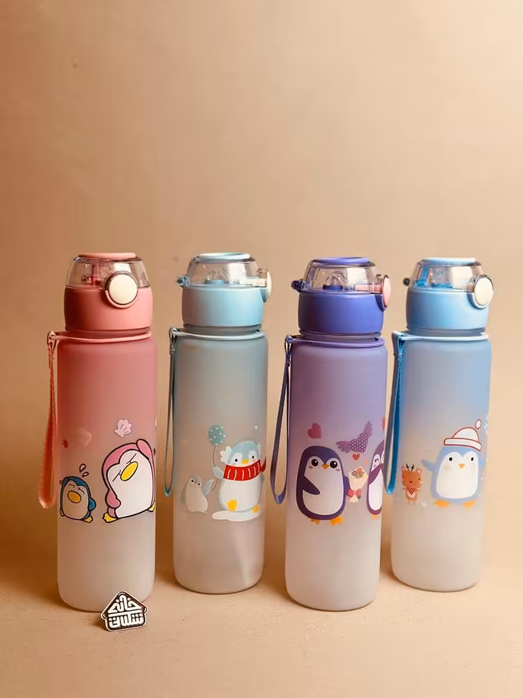 قمقمه رنگی پنگوئن بانمک کد002085