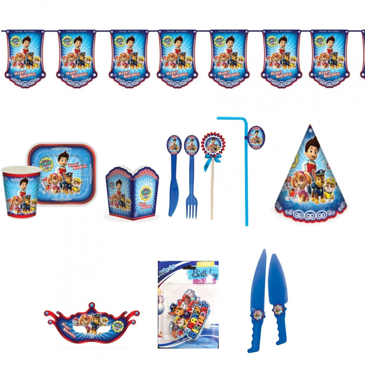 پک کامل تم تولد سگ نگهبان (بیست نفره)