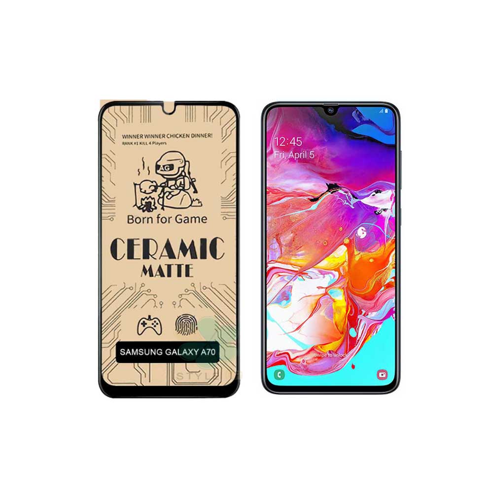 گلس سرامیکی مات گوشی سامسونگ Samsung Galaxy A70