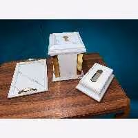 ست سطل، سینی پذیرایی و جای دستمال کاغذی 