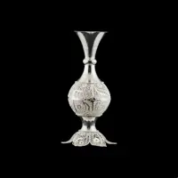 گلدان توپی تپل  ملیله کاری سایز 2 