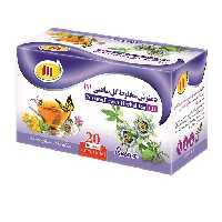 ( ارسال رایگان ) دمنوش گل ساعتی 111 ( تعداد در کارتن 15 بسته و 1 بسته رایگان)