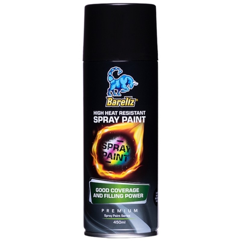 اسپری رنگ مقاوم در برابر حرارت 450ml برند Bareliz