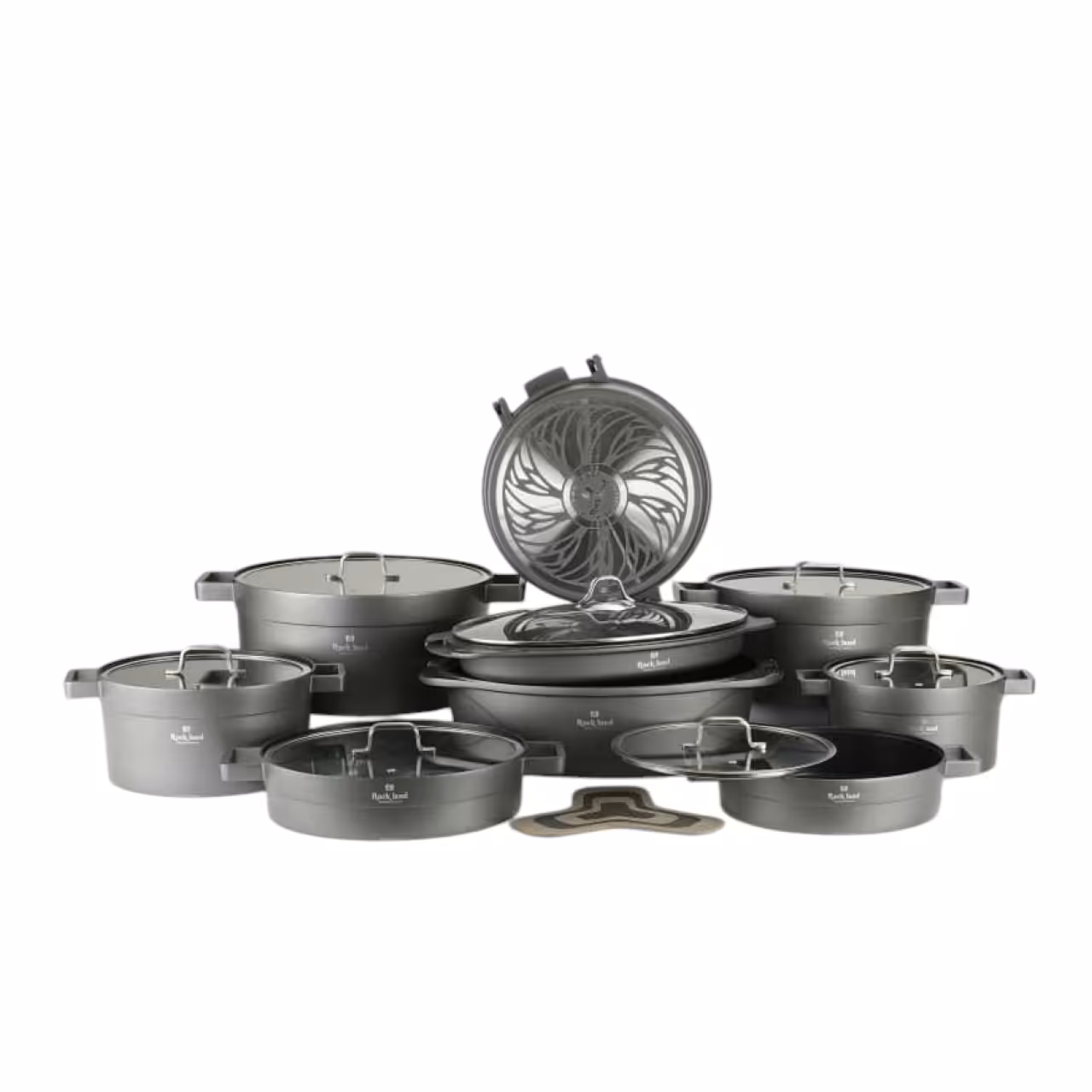 سرویس قابلمه چدن 21 پارچه راکلند مدل تمیس RT2300