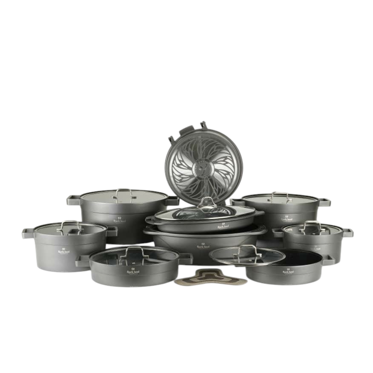 سرویس قابلمه چدن 21 پارچه راکلند مدل تمیس RT2300