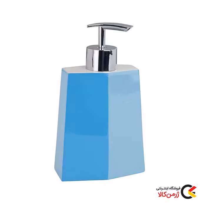 جا مایع دستشویی پلاستیکی مدل Bicolor Blue فانتزی