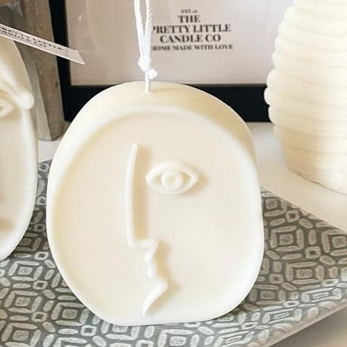 شمع دستساز کوبیسم صورت دایره