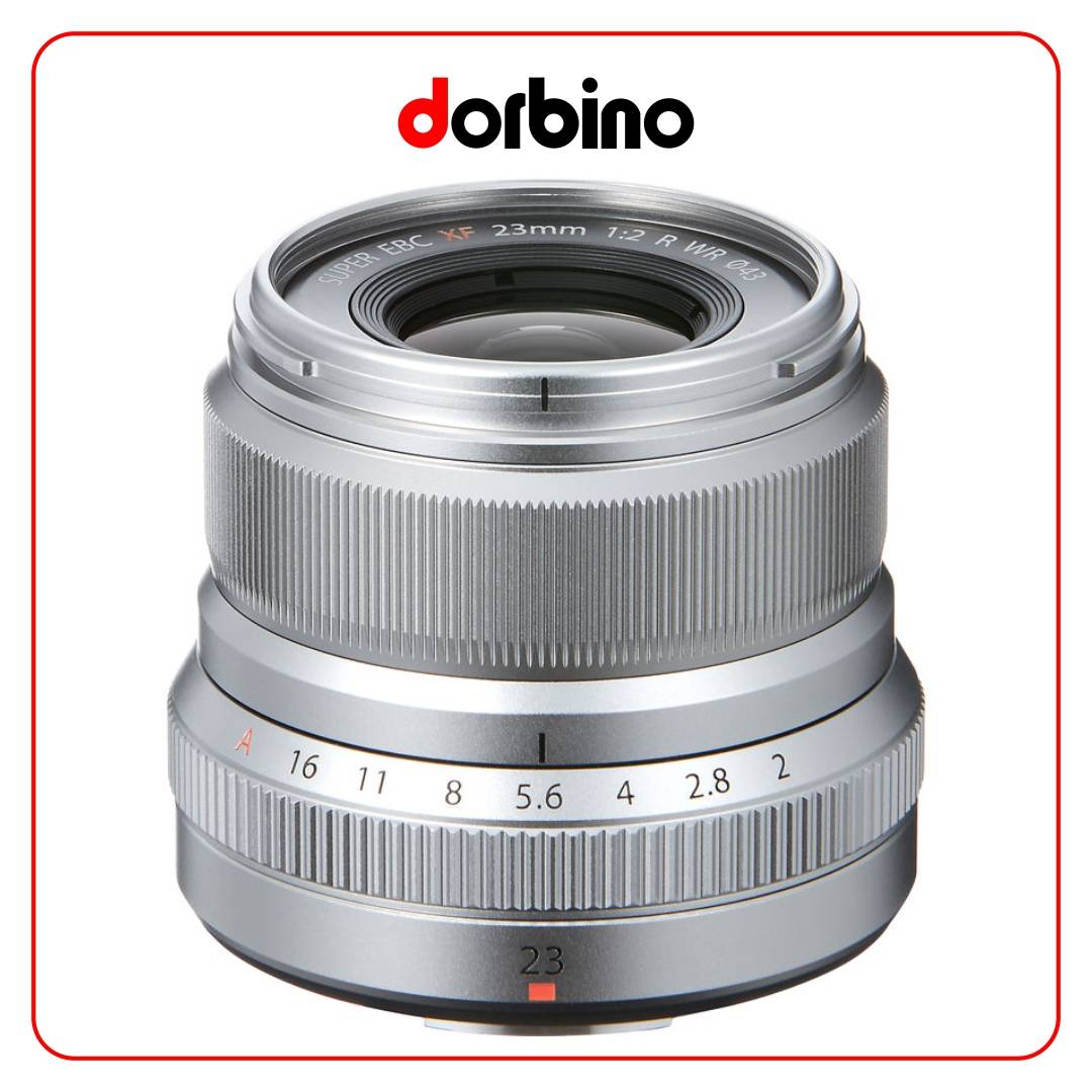 لنز فوجی فیلم FUJIFILM XF 23mm f/2 R WR Lens (Silver) - فروشگاه دوربین دوربینو
