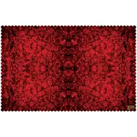 رومیزی مخمل طرح گلبرگ سایز 140 در 220 مدل T8-803 شرکت رنس
