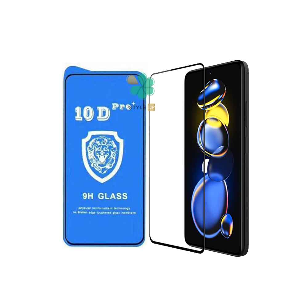 گلس تمام صفحه گوشی شیائومی Xiaomi Redmi Note 11T Pro مدل 10D Pro