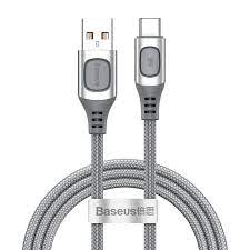 کابل شارژ سریع تایپ سی بیسوس Baseus Flash Multiple Type-C Fast Charge 5A 2m CATSS-B0G نقره ای