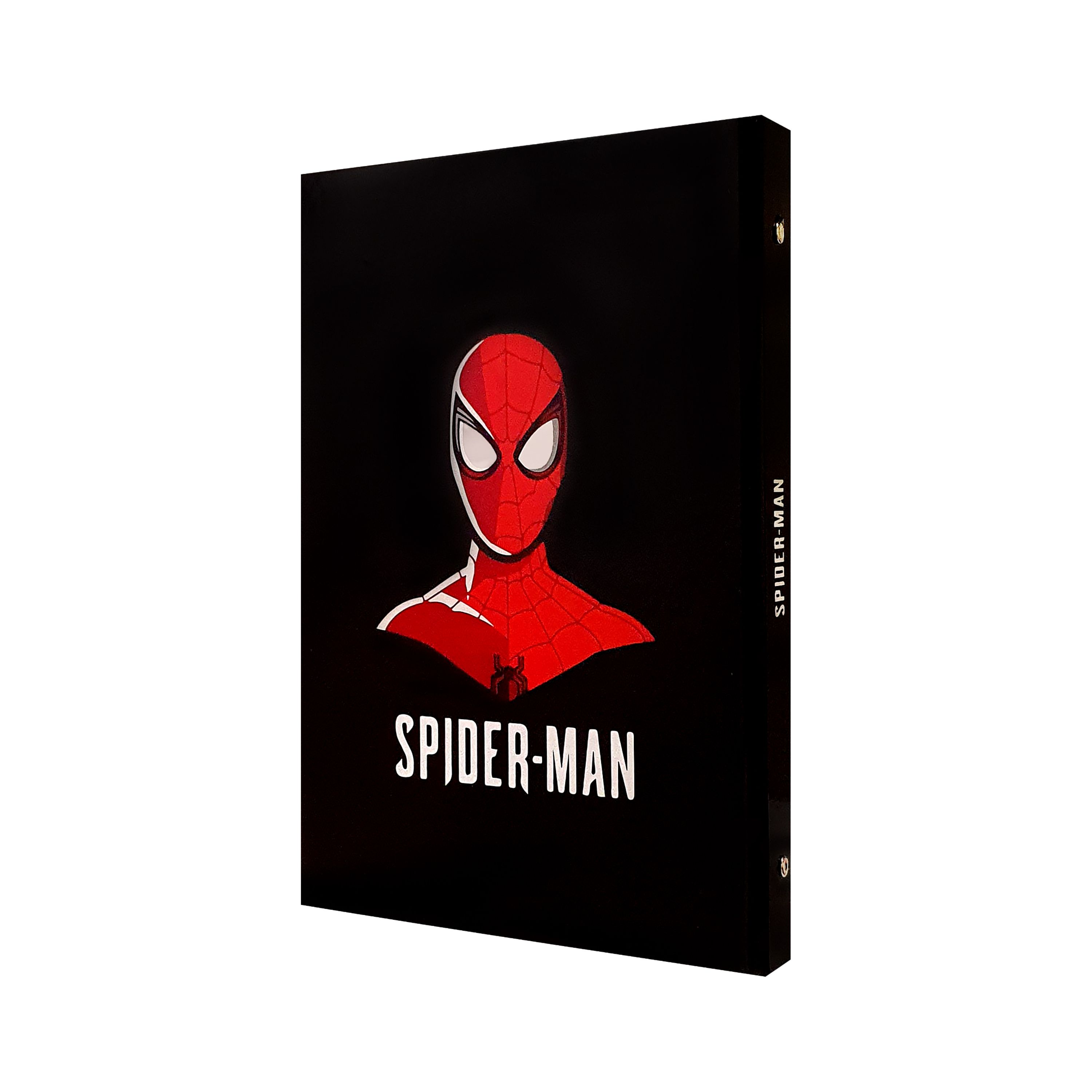 دفتر کلاسوری 100 برگ پدیده نقش مدل 26 حلقه کالکشن game طرح Spider Man کد 01