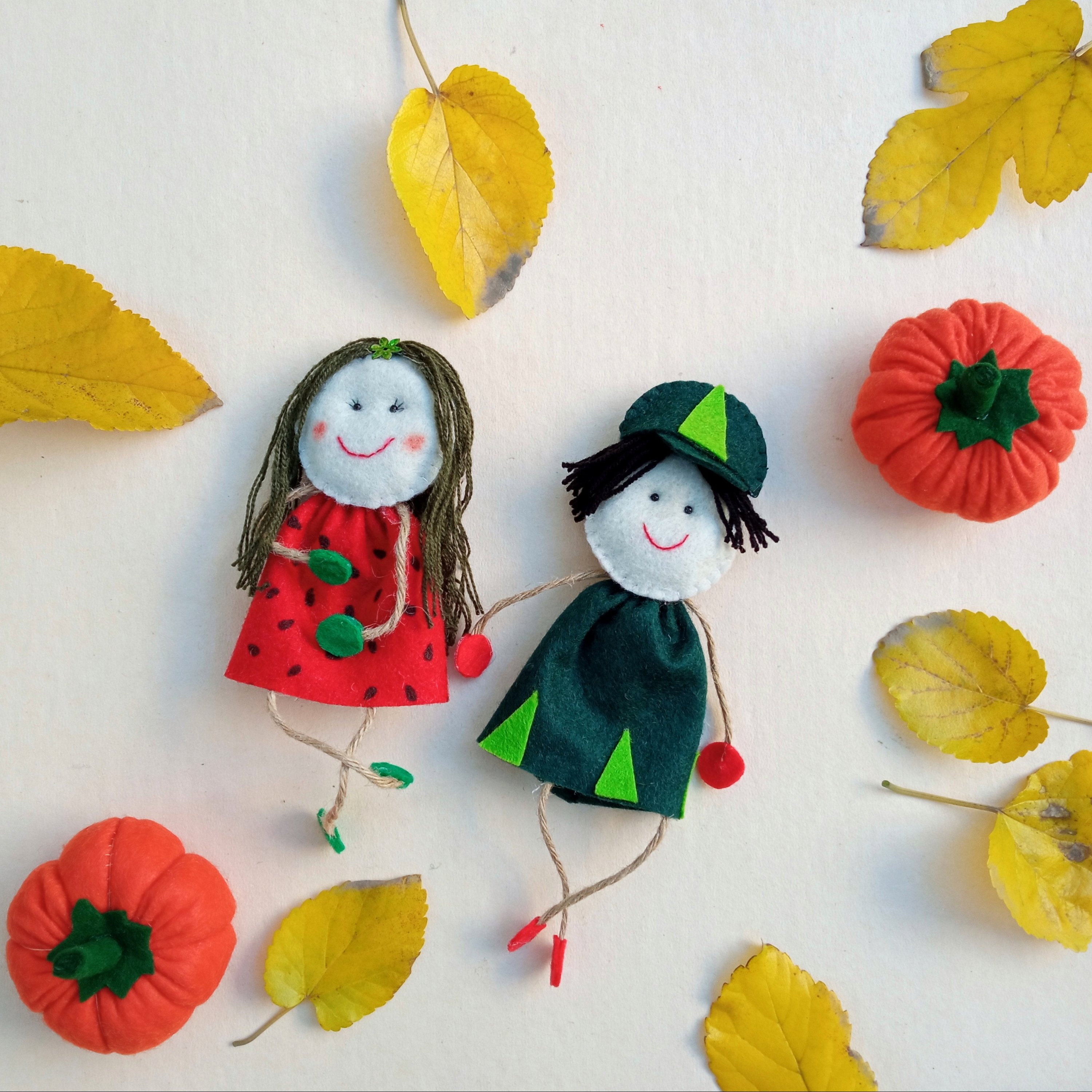 عروسک دست ساز نمدی ویژه یلدا