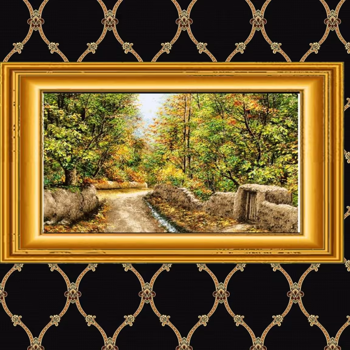 کوچه باغ پاییزی