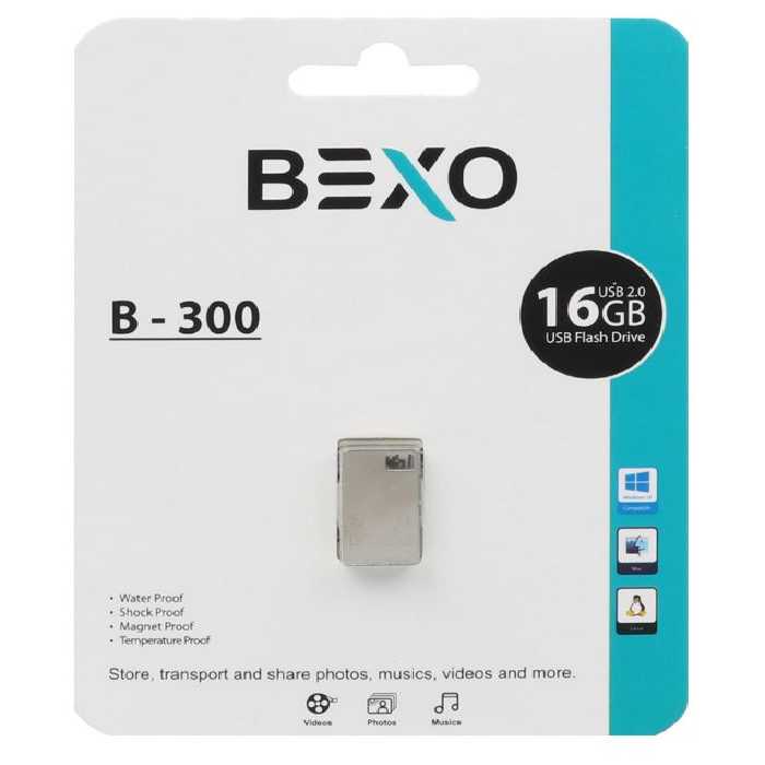 فلش مموری بکسو مدل B-300 USB 2.0 ظرفیت 16 گیگابایت