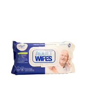 دستمال مرطوب دافی مدل Adult Wipes بسته 100 عددی