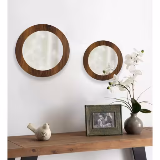 آینه الف  مدل  گرد طرح دلسا کد 32  مجموعه 2 عددی