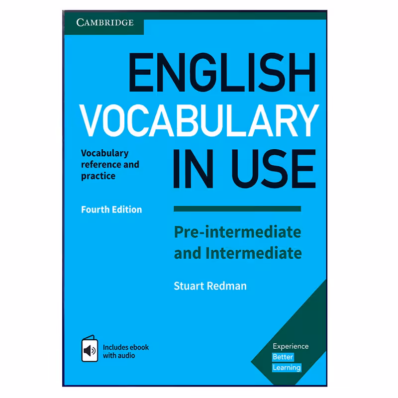کتاب English Vocabulary In Use Pre-Intermediate and Intermediate اثر Stuart Redman انتشارات هدف نوین