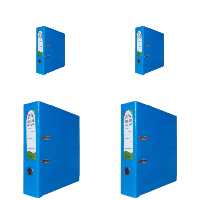 زونکنA4 سلفونی لبه فلزی تیگل دار  آبی( بسته 4 عددی)