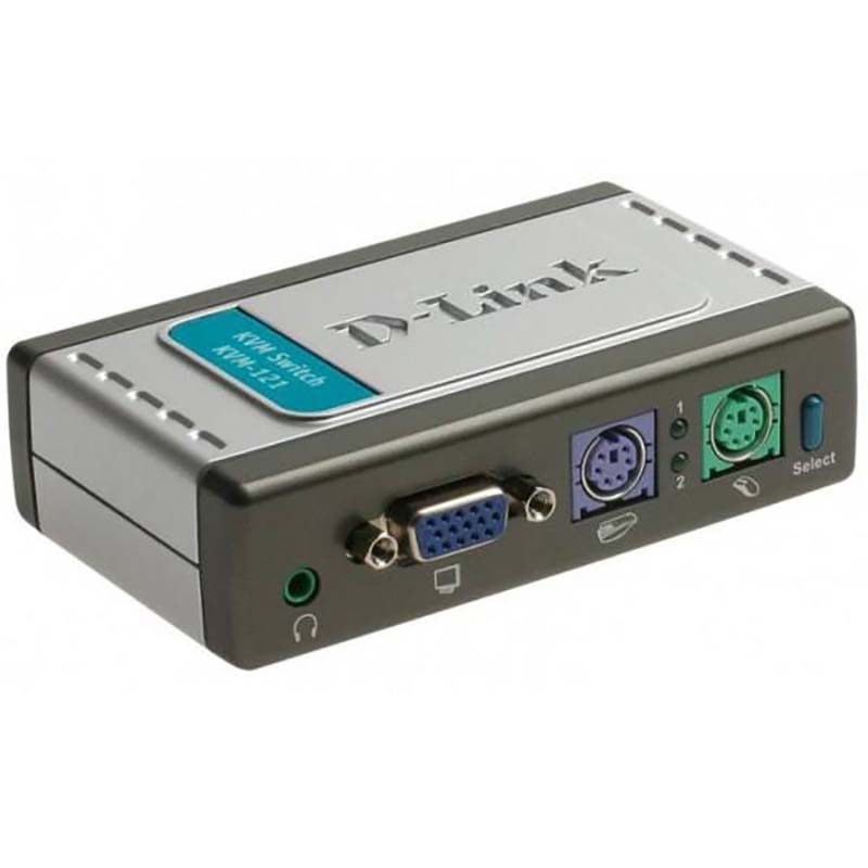 KVM Switch دی لینک 2 پورت D-Link KVM-121 PS2 استوک
