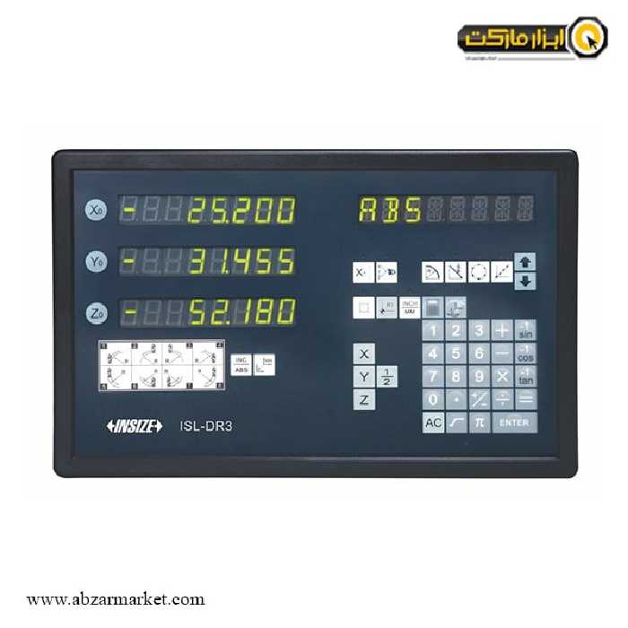 شمارشگر خط کش دیجیتال سه محور اینسایز مدل ISL-DR3 ( انکودر خطی )