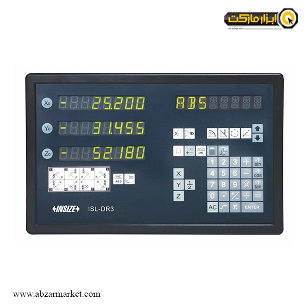 شمارشگر خط کش دیجیتال سه محور اینسایز مدل ISL-DR3 ( انکودر خطی )