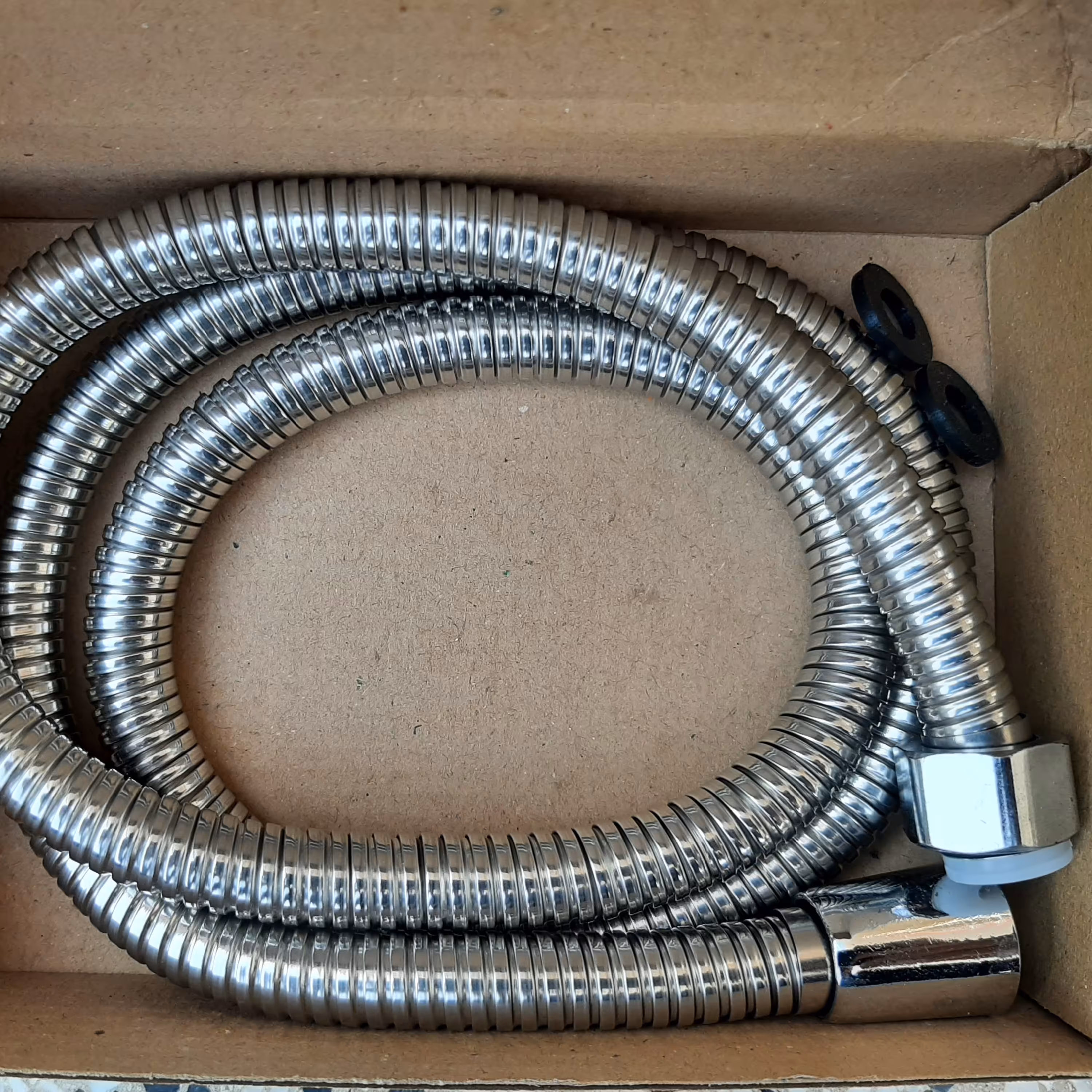 شلنگ فلزی استیل ریز بافت دوش (حمام)