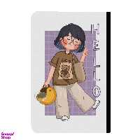 کلاسور طرح دختر موتور سوار کد 328