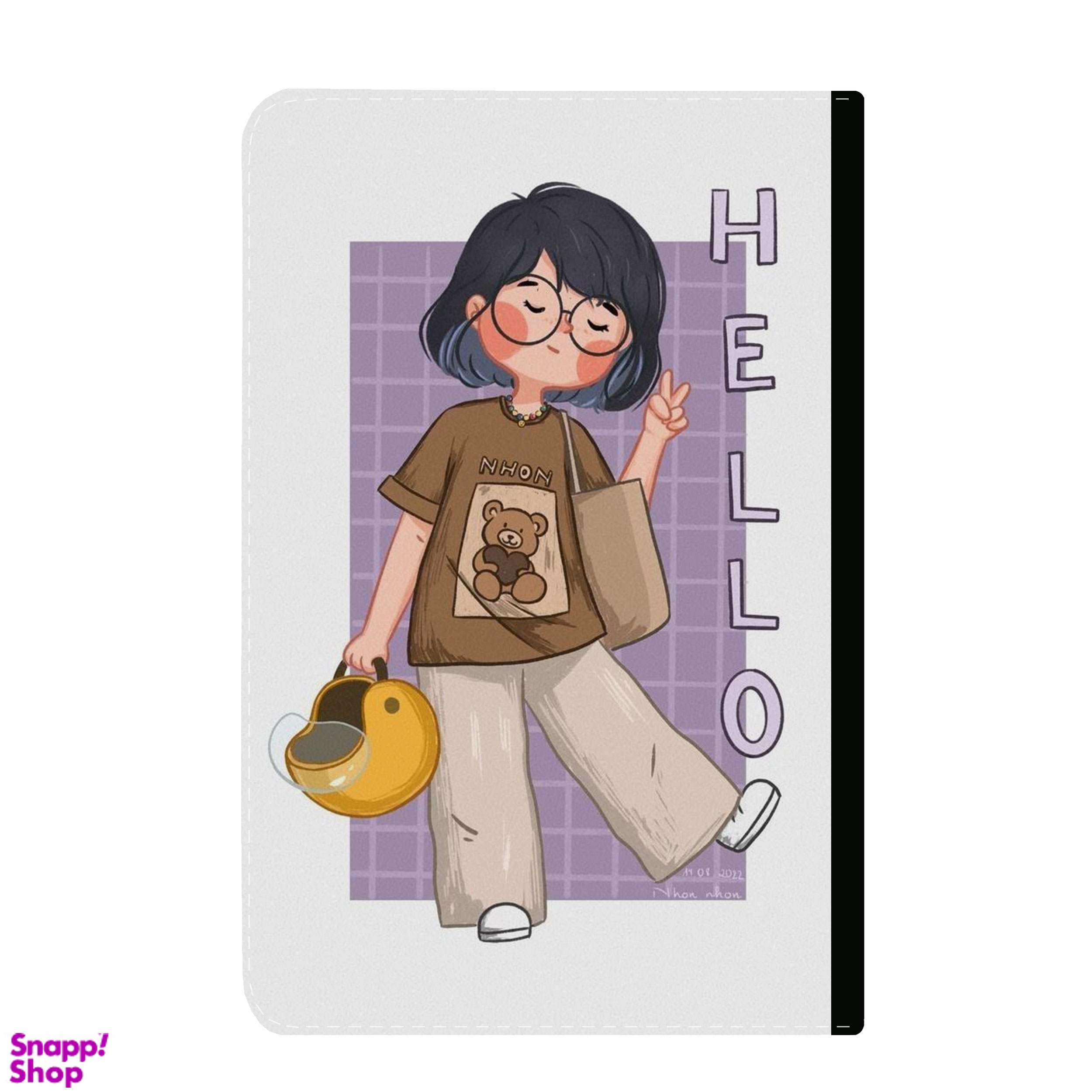 کلاسور طرح دختر موتور سوار کد 328