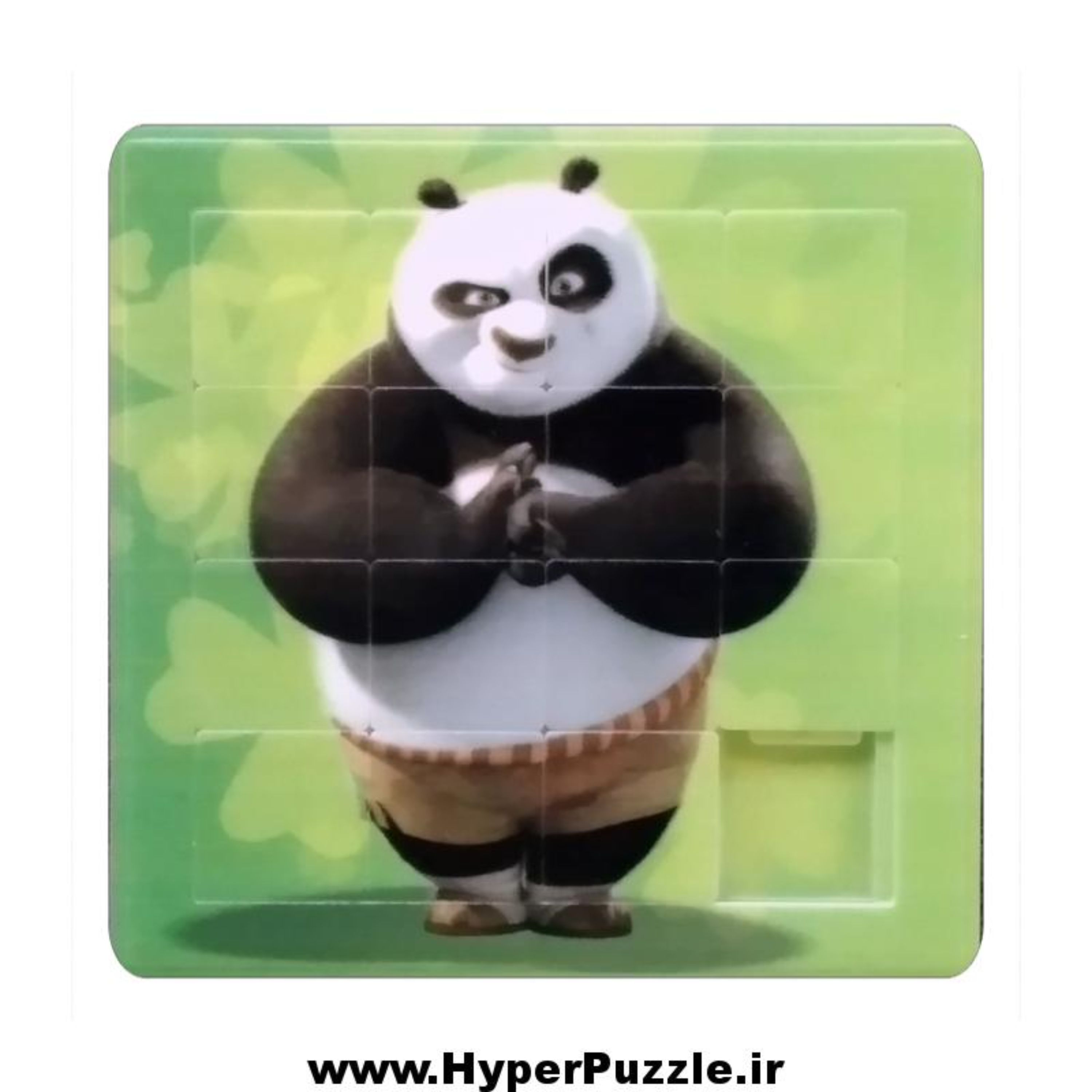 پازل کشویی طرح پاندای کونگ فو کار 15 تکه 