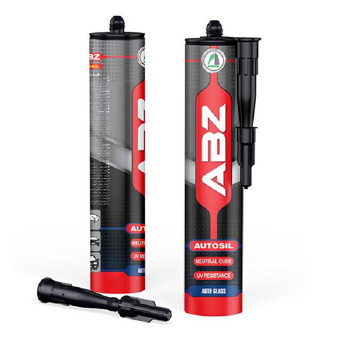 درزگیر سیلیکونی خنثی مشکی  ای بی زد AUTOSIL