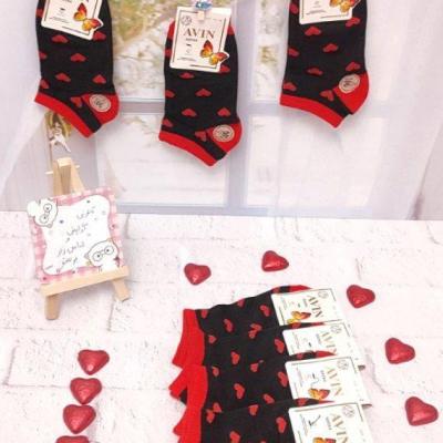 جوراب مچی نخی قلبی قلبی