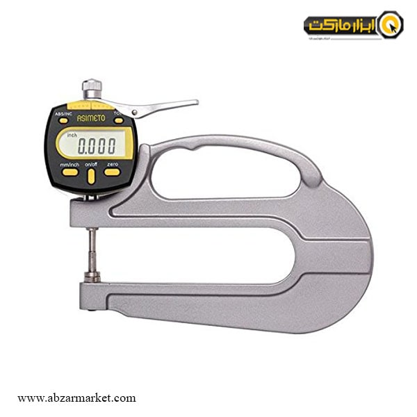 ضخامت سنج ورق دیجیتال آسیمتو 10-0 میلی متر بازو بلند مدل 0-02-495