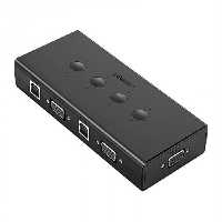 کی وی ام سوئیچ 4 پورت VGA با پورت USB یوگرین مدل CM154