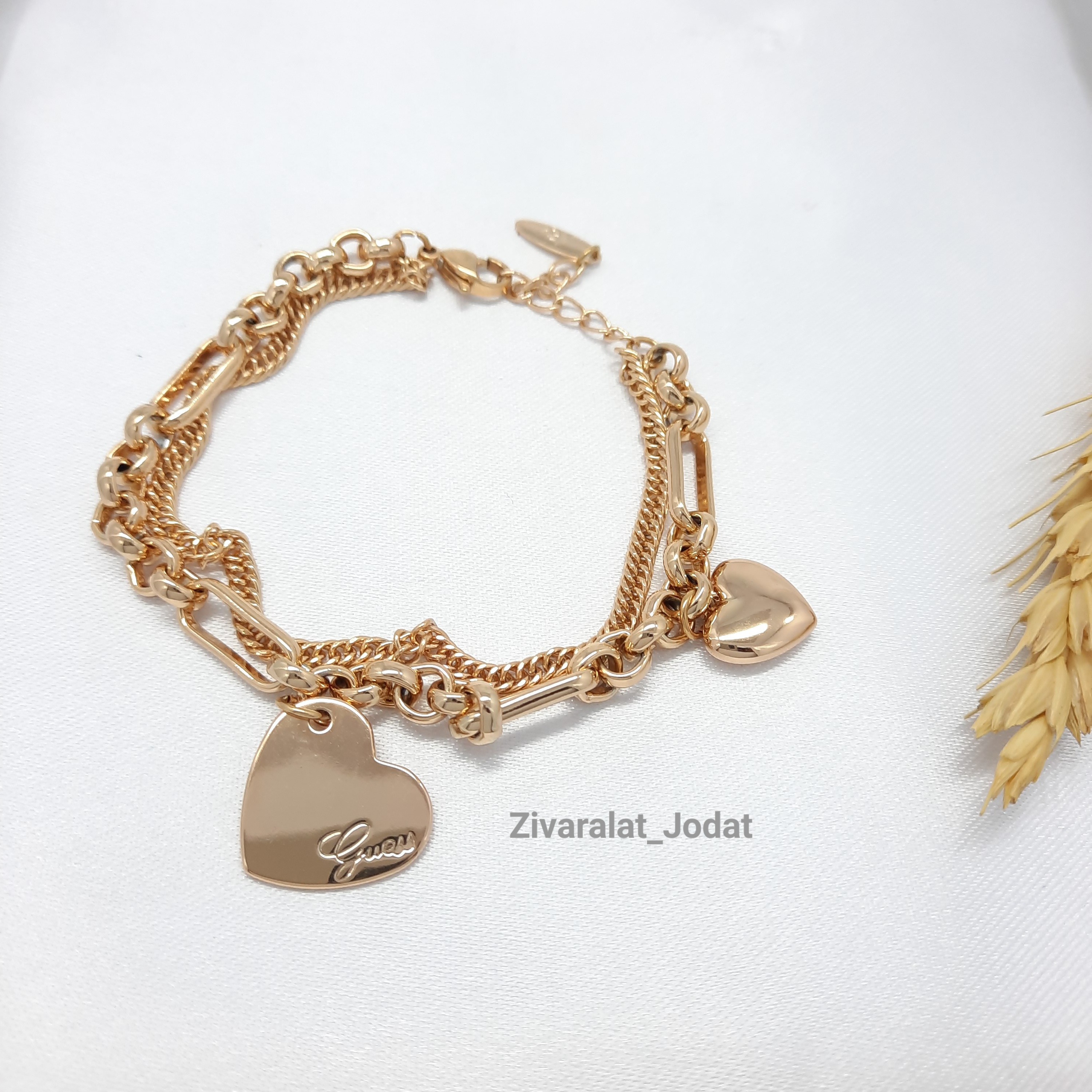 دستبند ژوپینگ دو ردیفه کدD35