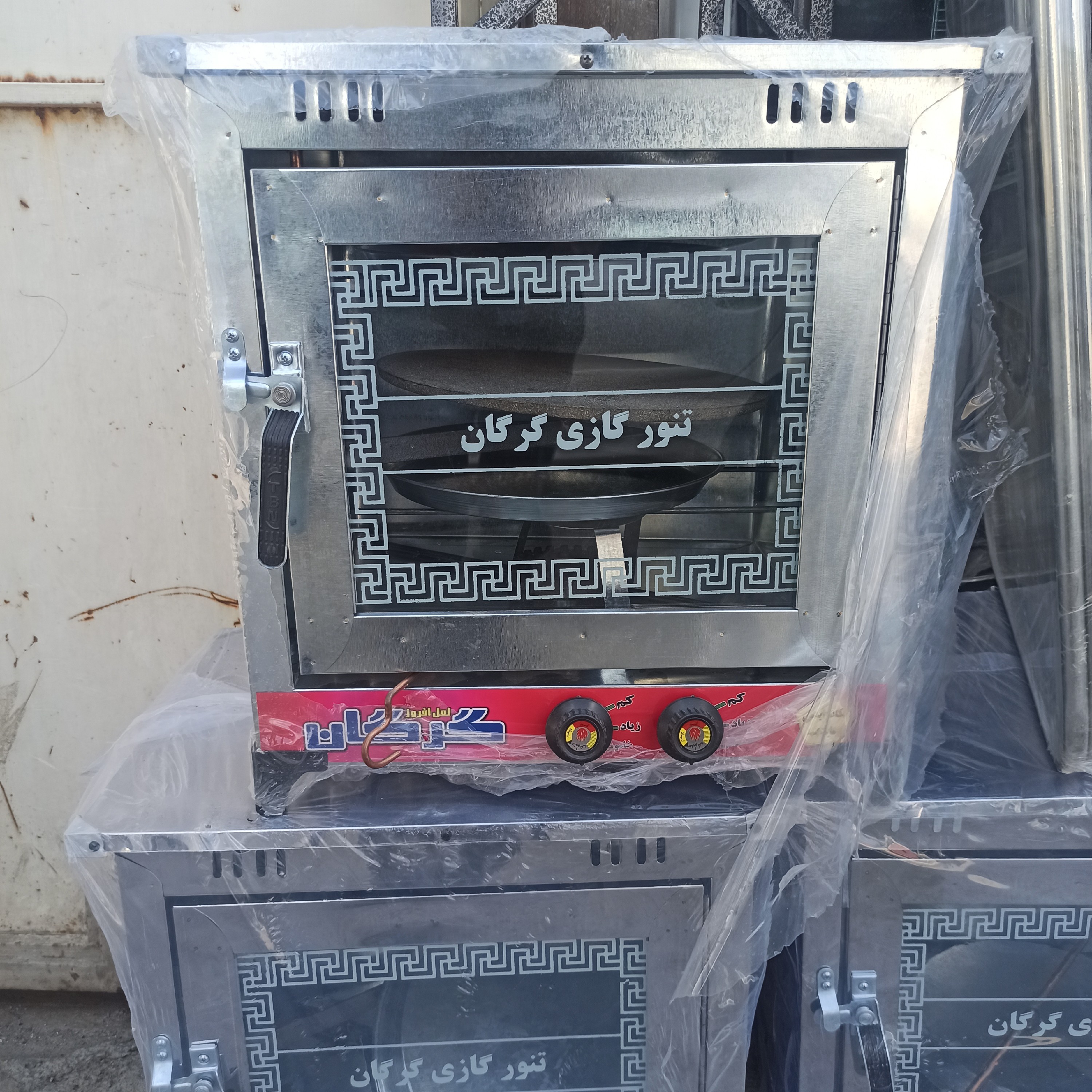 تنورگازی گرگان تنور گالوانیزه باضمانت استاندارد مشعل چدنی دوشعله دوسینی و صفحه 35چدن نون قیمت عالی پس کرایه بامشتری عزیز