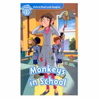 کتاب  Monkeys In School اثر جمعی از نویسندگان انتشارات الوندپویان