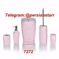 سرویس بهداشتی کنتراست 6 پارچه رزین 7272صورتی
